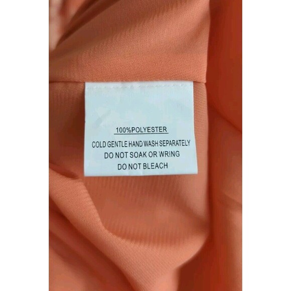 Hello Molly Sweet Harmony Romper Orange Floral Mini Vacation Balloon Slv 4 S - Picture 13 of 13